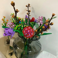 Thumbnail for Building Blocks MOC Bouquet Romantic Flower Rose Bricks Toys Construction Set Toys - 10