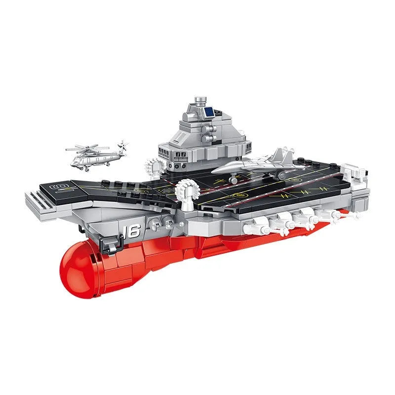 Building Blocks MOC Chinese Liaoning Aircraft Carrier Bricks Toys Construction Set Toys - 1