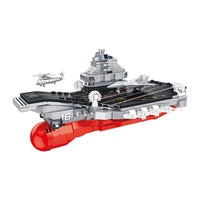 Thumbnail for Building Blocks MOC Chinese Liaoning Aircraft Carrier Bricks Toys Construction Set Toys - 1
