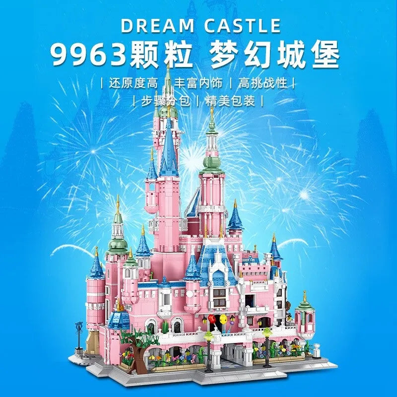 Building Blocks MOC Creative Expert Girl Princess Dream Castle Bricks Toy Construction Set Toys - 11