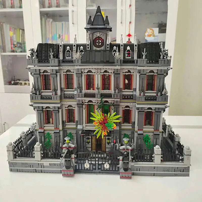 Building Blocks MOC Creator Expert City Lunatic Hospital Bricks Toy 613002 - 9