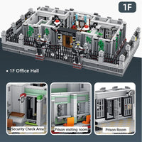 Thumbnail for Building Blocks MOC Creator Expert City Lunatic Hospital Bricks Toy 613002 - 12