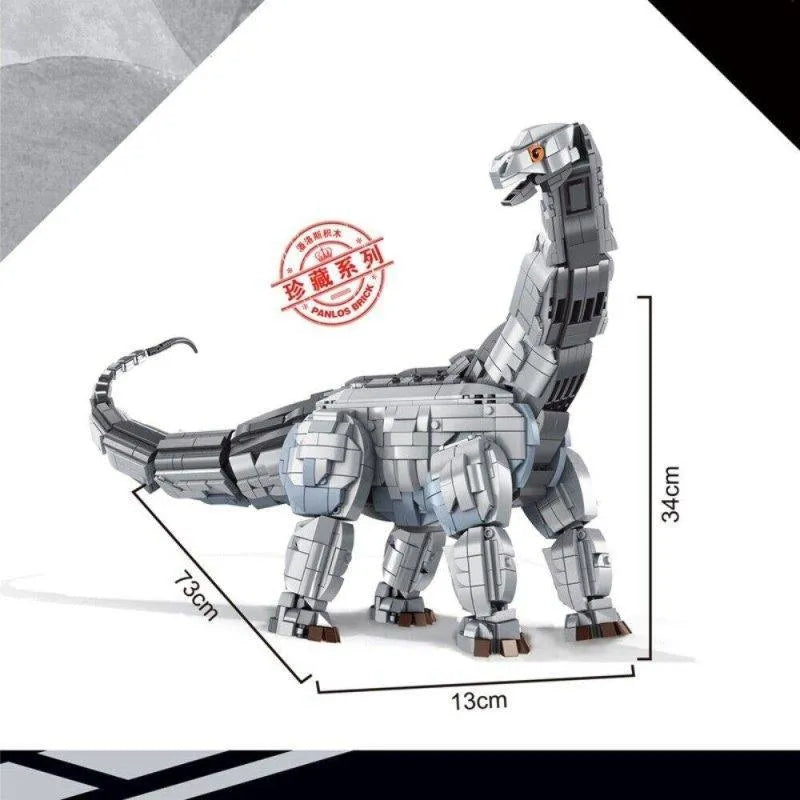 Building Blocks MOC Dinosaur World Brontosaurus Mech Bricks Toys 611006 - 4