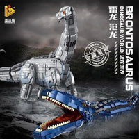 Thumbnail for Building Blocks MOC Dinosaur World Brontosaurus Mech Bricks Toys 611006 - 6