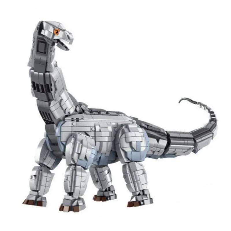 Building Blocks MOC Dinosaur World Brontosaurus Mech Bricks Toys 611006 - 1