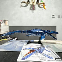 Thumbnail for Building Blocks MOC Dinosaur World Deep Sea Mosasaurus Bricks Toys 611005 - 10