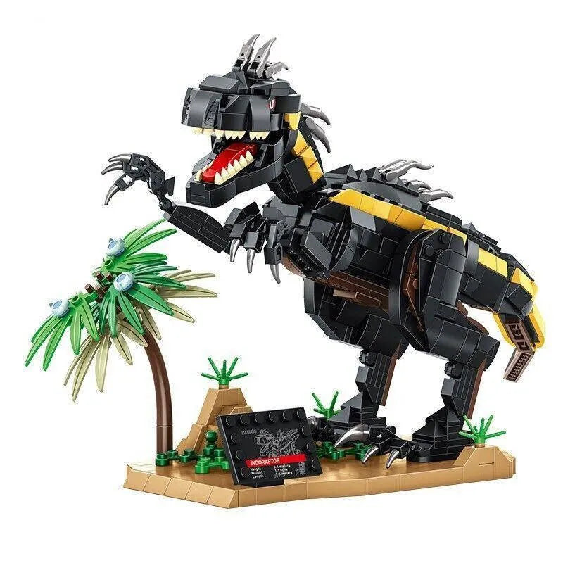 Building Blocks MOC Dinosaur World Indoraptor Mech Bricks Toys 611004 - 1