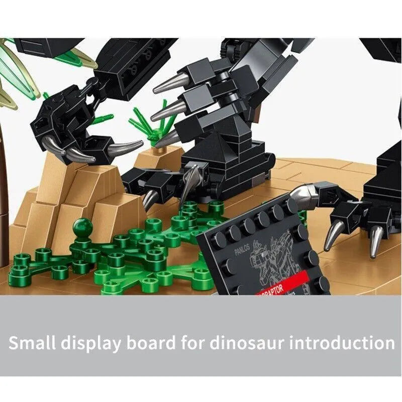 Building Blocks MOC Dinosaur World Indoraptor Mech Bricks Toys 611004 - 4