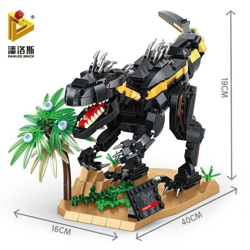 Building Blocks MOC Dinosaur World Indoraptor Mech Bricks Toys 611004 - 3