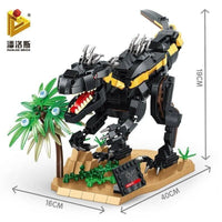 Thumbnail for Building Blocks MOC Dinosaur World Indoraptor Mech Bricks Toys 611004 - 3