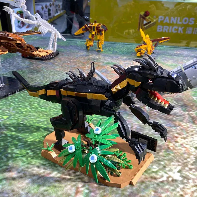 Building Blocks MOC Dinosaur World Indoraptor Mech Bricks Toys 611004 - 8