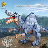 Thumbnail for Building Blocks MOC Dinosaur World Spinosaurus Mech Bricks Toys 611008 - 2