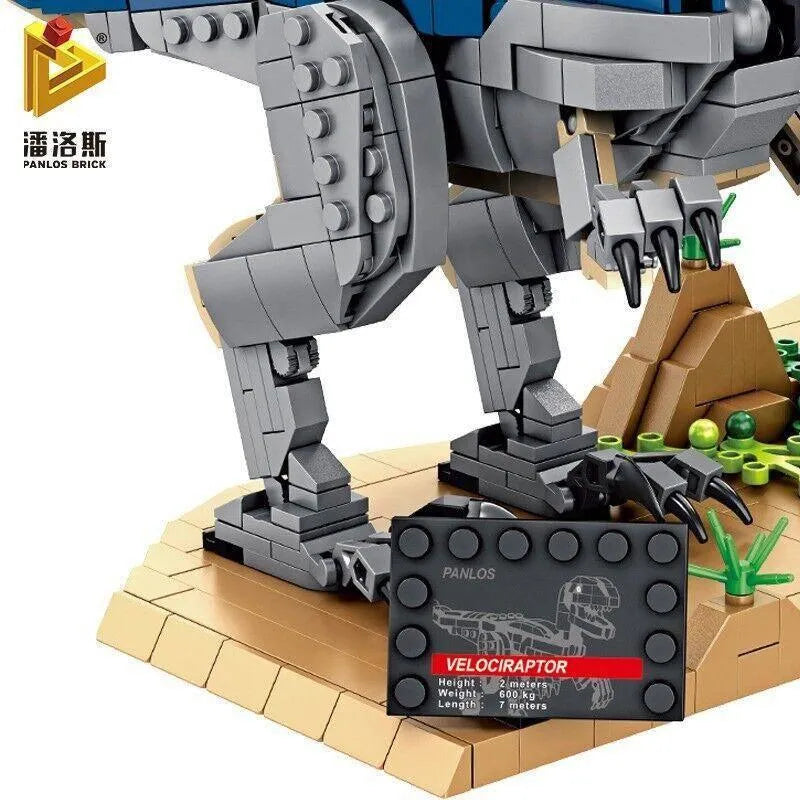 Building Blocks MOC Dinosaur World Velociraptor Bricks Toys 611003 - 5