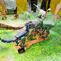 Thumbnail for Building Blocks MOC Dinosaur World Velociraptor Bricks Toys 611003 - 9