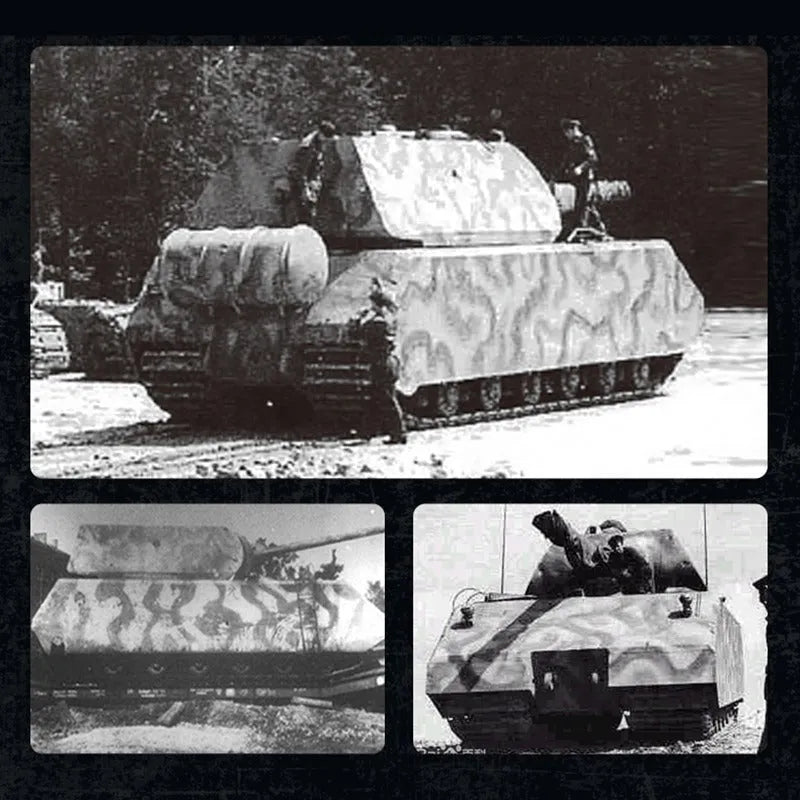Building Blocks MOC German Panzer MK8 Main Battle Tank Bricks Toy - 8