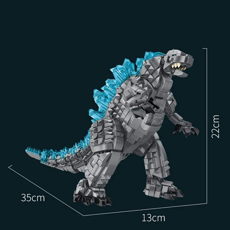 Building Blocks MOC Idea Expert Monster Godzilla Mecha Bricks Toys - 5