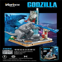 Thumbnail for Building Blocks MOC Idea Monster Godzilla In Battle City Bricks Toy - 2