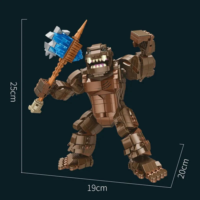 Building Blocks MOC Ideas Expert King Kong Bricks Toy 687005 - 6