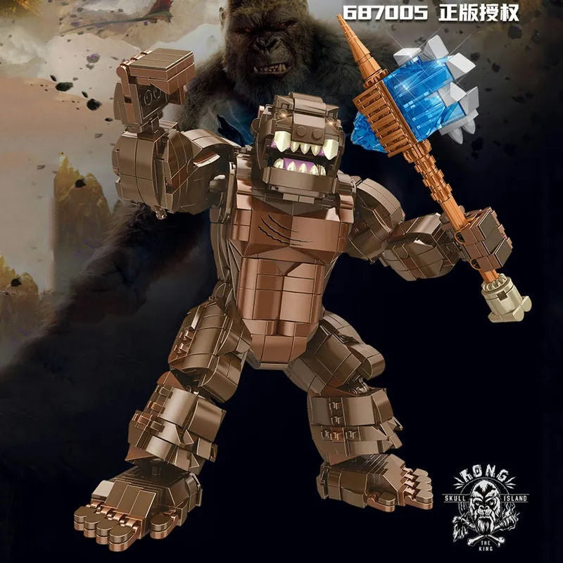 Building Blocks MOC Ideas Expert King Kong Bricks Toy 687005 - 2