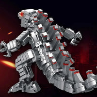 Thumbnail for Building Blocks MOC Ideas Mech Godzilla Monster Q Version Bricks Toys - 2