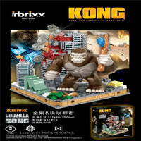 Thumbnail for Building Blocks MOC Ideas Monster King Kong In Battle City Bricks Toy - 2