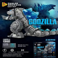 Thumbnail for Building Blocks MOC Ideas Monster Mecha Godzilla Q Version Bricks Toys - 2