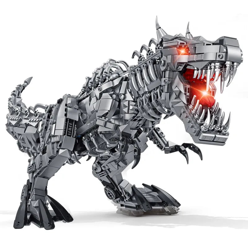 Building Blocks MOC Mechanical Dinosaur Tyrannosaurus Rex Bricks Toy - 1