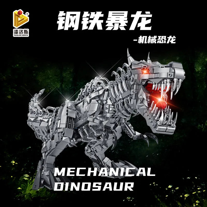 Building Blocks MOC Mechanical Dinosaur Tyrannosaurus Rex Bricks Toy - 2