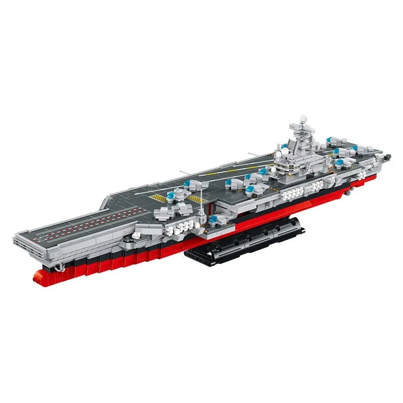 Building Blocks MOC Military Nimitz-Class Aircraft Carrier Warship Bricks Toy - 1