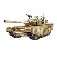 Thumbnail for Building Blocks MOC Military WW2 99A Main Battle Tank Bricks Kids Toys - 2
