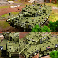 Thumbnail for Building Blocks MOC Military WW2 Leopard 2 Main Battle Tank Bricks Toys Construction Set Toys - 8