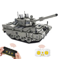Thumbnail for Building Blocks MOC Motorized RC Leopard 2A4 Main Battle Tank Bricks Toy - 1
