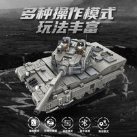 Thumbnail for Building Blocks MOC Motorized RC Leopard 2A4 Main Battle Tank Bricks Toy - 5