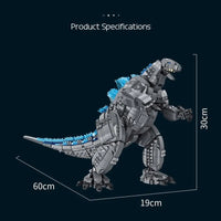 Thumbnail for Building Blocks MOC Movie Creative Expert Monster Godzilla Bricks Toy - 5