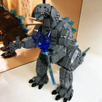 Thumbnail for Building Blocks MOC Movie Creative Expert Monster Godzilla Bricks Toy - 11
