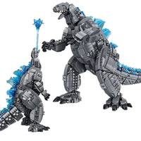 Thumbnail for Building Blocks MOC Movie Creative Expert Monster Godzilla Bricks Toy - 1