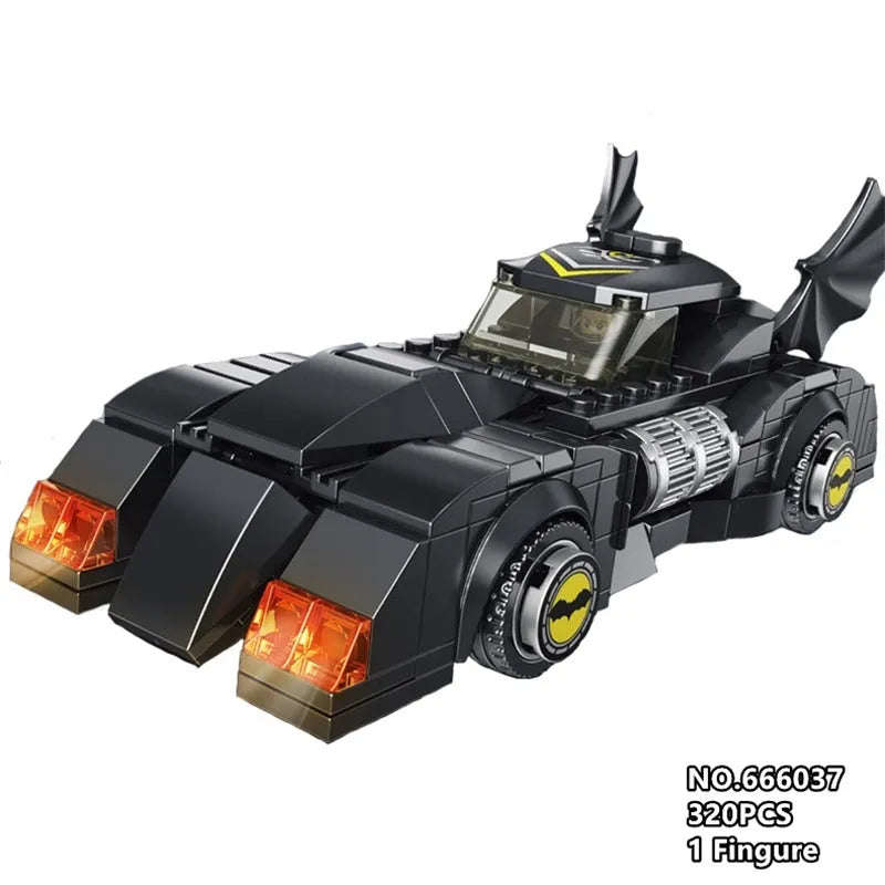 MOC Superhero Batmobile Batman Racing Car Bricks Toy