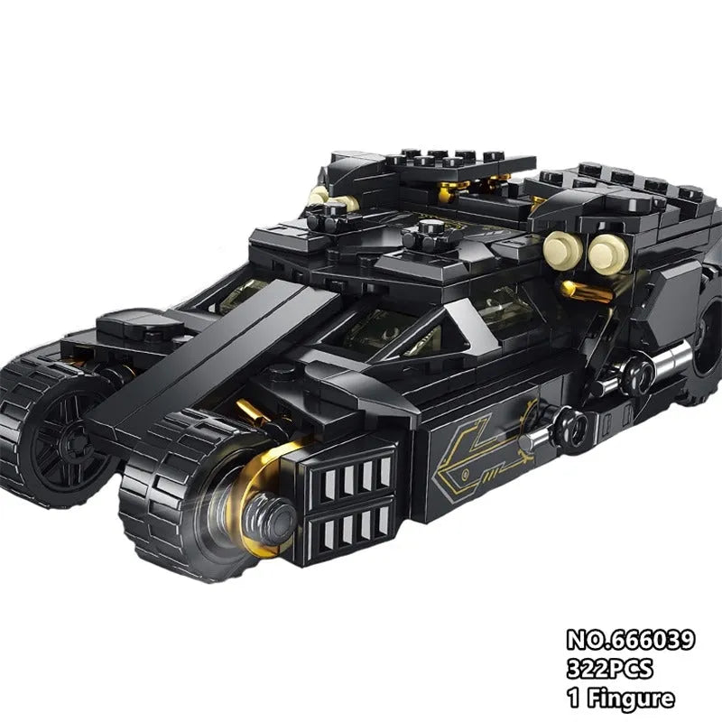 Building Blocks MOC Superhero Racing Batmobile Car Bricks Toy - 2