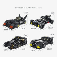 Thumbnail for Building Blocks MOC Superhero Racing Batmobile Car Bricks Toy - 6