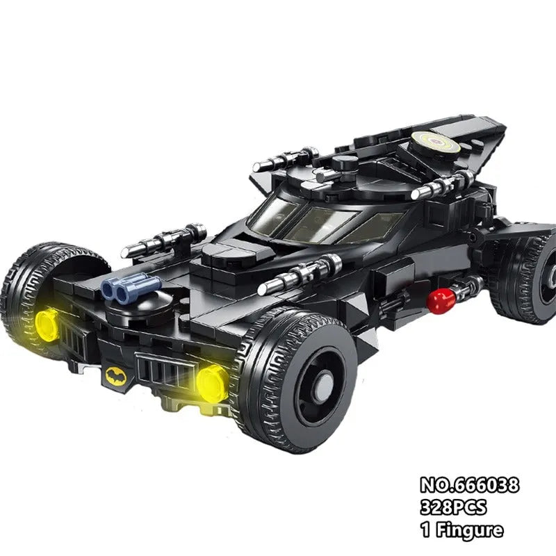 Building Blocks MOC Superhero Racing Car Batmobile Bricks Toys 666038 Construction Set Toys - 2