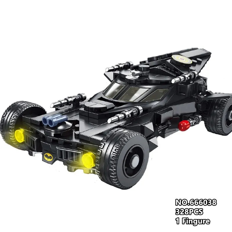 Building Blocks MOC Superhero Racing Car Batmobile Bricks Toys 666038 - 2
