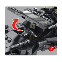 Thumbnail for Building Blocks MOC Superhero Racing Car Batmobile Bricks Toys 666038 - 9