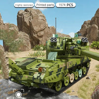 Thumbnail for Building Blocks MOC WW2 Military 155 Self-Propelled Artillery Kids Toys - 4