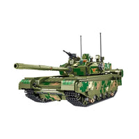 Thumbnail for Building Blocks MOC WW2 Military 99A Main Battle Tank Bricks Kids Toys - 3