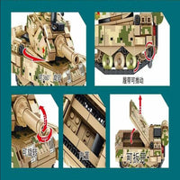 Thumbnail for Building Blocks MOC WW2 Military 99A Q Version Main Battle Tank Bricks Toy Construction Set Toys - 5