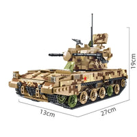Thumbnail for Building Blocks MOC WW2 Military Tacked Self-Propelled Artillery Bricks Kids Toys Construction Set Toys - 5
