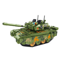 Thumbnail for Building Blocks MOC WW2 Motorized RC Type 99 Main Battle Tank Bricks Toy - 2