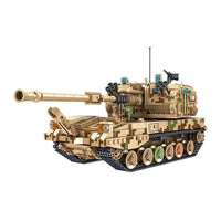 Thumbnail for Building Blocks MOC WW2 Self-Propelled 155 Artillery Bricks Toys Construction Set Toys - 1
