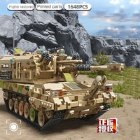 Thumbnail for Building Blocks MOC WW2 Self-Propelled 155 Artillery Bricks Toys - 2