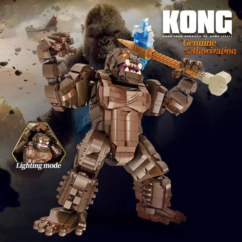 Building Blocks Movie MOC Creative Expert King Kong Bricks Toy - 4